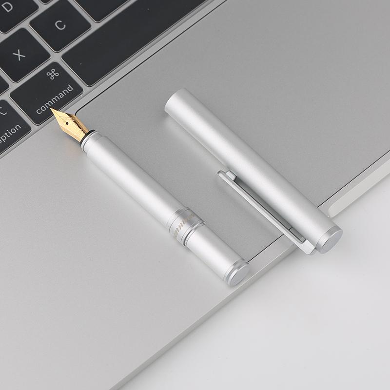 Minimalist Aluminum Modern Fountain Pen, , Gifts for Designers, Clean minimal gifts for designers and creatives, gift, design, designer - Gifts for Designers, Gifts for Architects