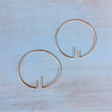 Handmade Minimalist Hoop Earrings, , Gifts for Designers, Clean minimal gifts for designers and creatives, gift, design, designer - Gifts for Designers, Gifts for Architects